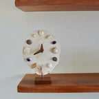 DIY Tide Clock Kit - Handmade Seashell Table Clock